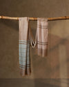 Cobalt Weave Wool Stole