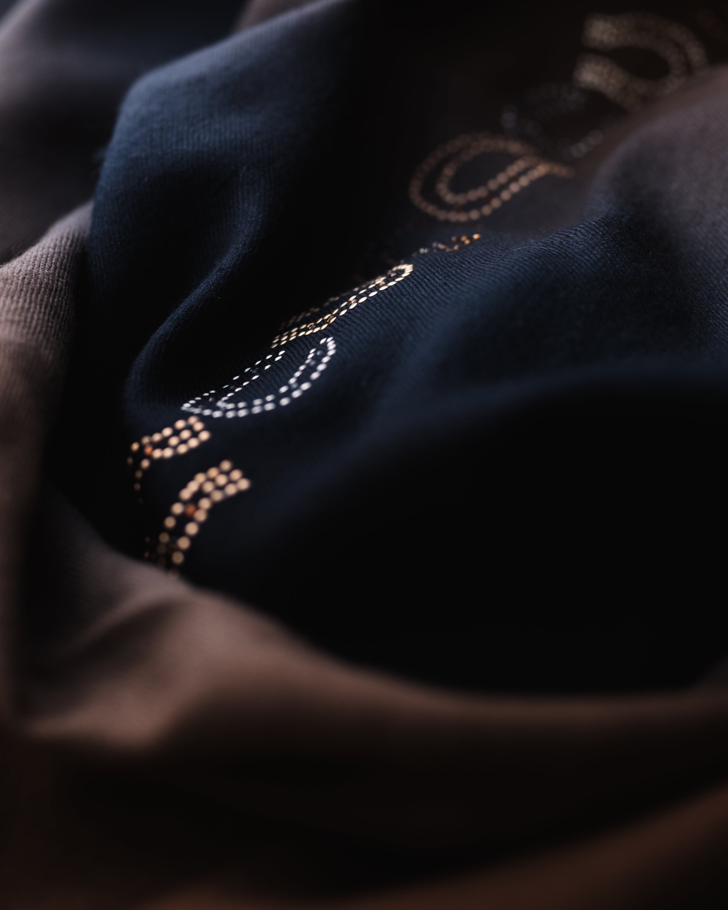 Chukka Stride Cashmere Stole — Brown stole from the Ashwaa Polo collection