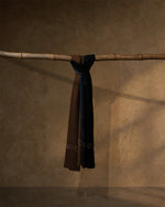 Chukka Stride Cashmere Stole — Brown stole from the Ashwaa Polo collection
