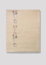 Tack Drift Cashmere Stole — Beige stole from the Ashwaa Polo collection