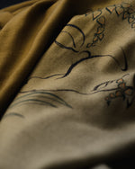 Levade Gilt Cashmere Stole — Lemon Yellow stole from the Ashwaa Dressage collection
