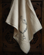Hock Roan Cashmere Stole — Cream stole from the Ashwaa Equestrian collection