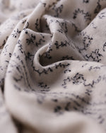 Halter Frost Baby Cashmere Stole — Cream stole from the Ashwaa Icons collection