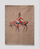 Cantle Dusk Cashmere Stole — Earth Brown stole from the Ashwaa Equestrian collection