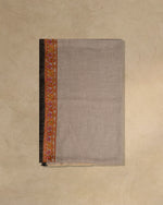 Kalam Earth Cashmere Stole  Brown stole from the Ashwaa Icons collection
