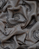 Pastern Dune Wool Stole — Beige stole from the Ashwaa Equestrian collection