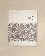 Mallet Glint Wool Stole — Cream stole from the Ashwaa Polo collection