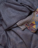Cantle Bloom Wool Stole — Lavender stole from the Ashwaa Equestrian collection