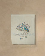 Plume Myth Cashmere Stole  cream stole from the Ashwaa Show jumping collection