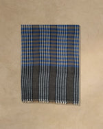 Flax Cross Cashmere Stole  Beige stole from the Ashwaa Sunrise collection