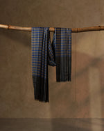 Flax Cross Cashmere Stole  Beige stole from the Ashwaa Sunrise collection
