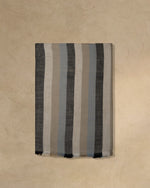 Midnight Bold Cashmere Stole  Black stole from the Ashwaa Sunrise collection