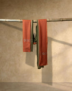 Ivory Bridle Cashmere Stole  Ivory stole from the Ashwaa Equestrian collection