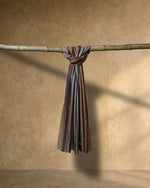 Marigold Bridle Cashmere Stole  Orange stole from the Ashwaa Equestrian collection