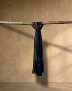 Saddle Dusk Cashmere Stole  Brown stole from the Ashwaa Equestrian collection