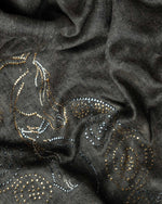 Earth Seam Cashmere Stole  Tan stole from the Ashwaa Equestrian collection