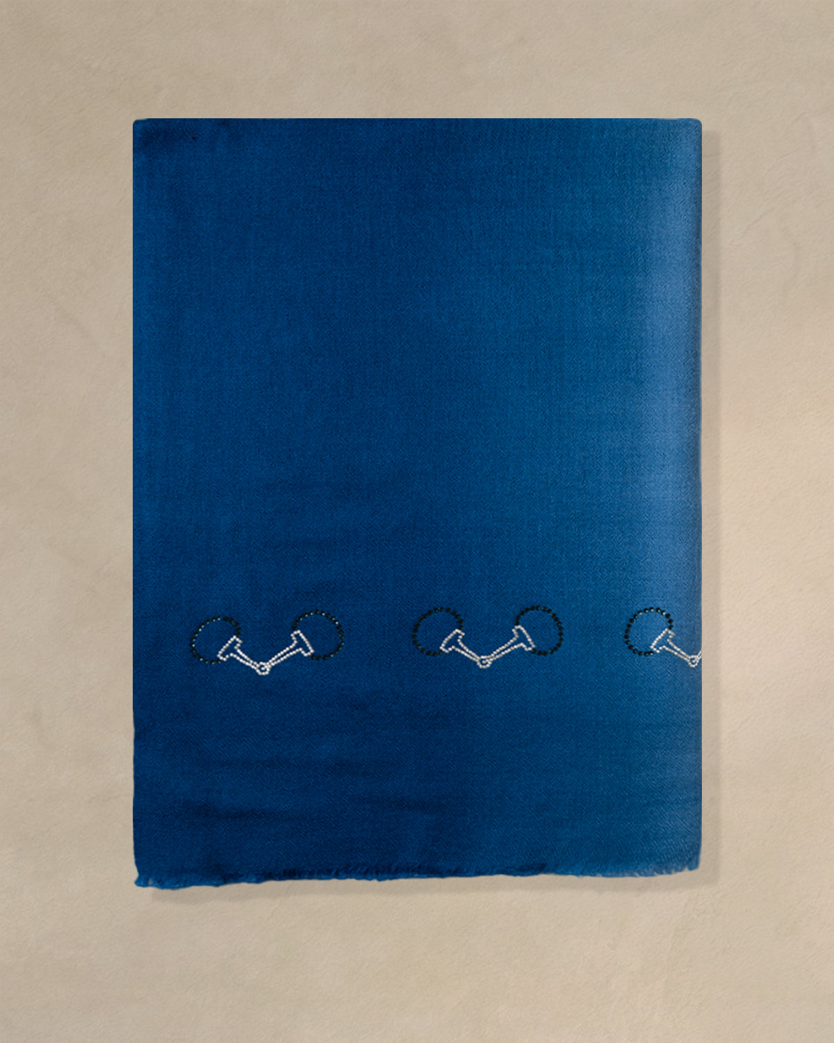Liverpool Scope Wool Stole — Sky Blue stole from the Ashwaa Show Jumping collection