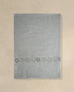 Withers Glint Wool Stole — Grey stole from the Ashwaa Equestrian collection