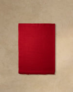Crimson Gallop Wool Stole  Red stole from the Ashwaa Sunrise collection
