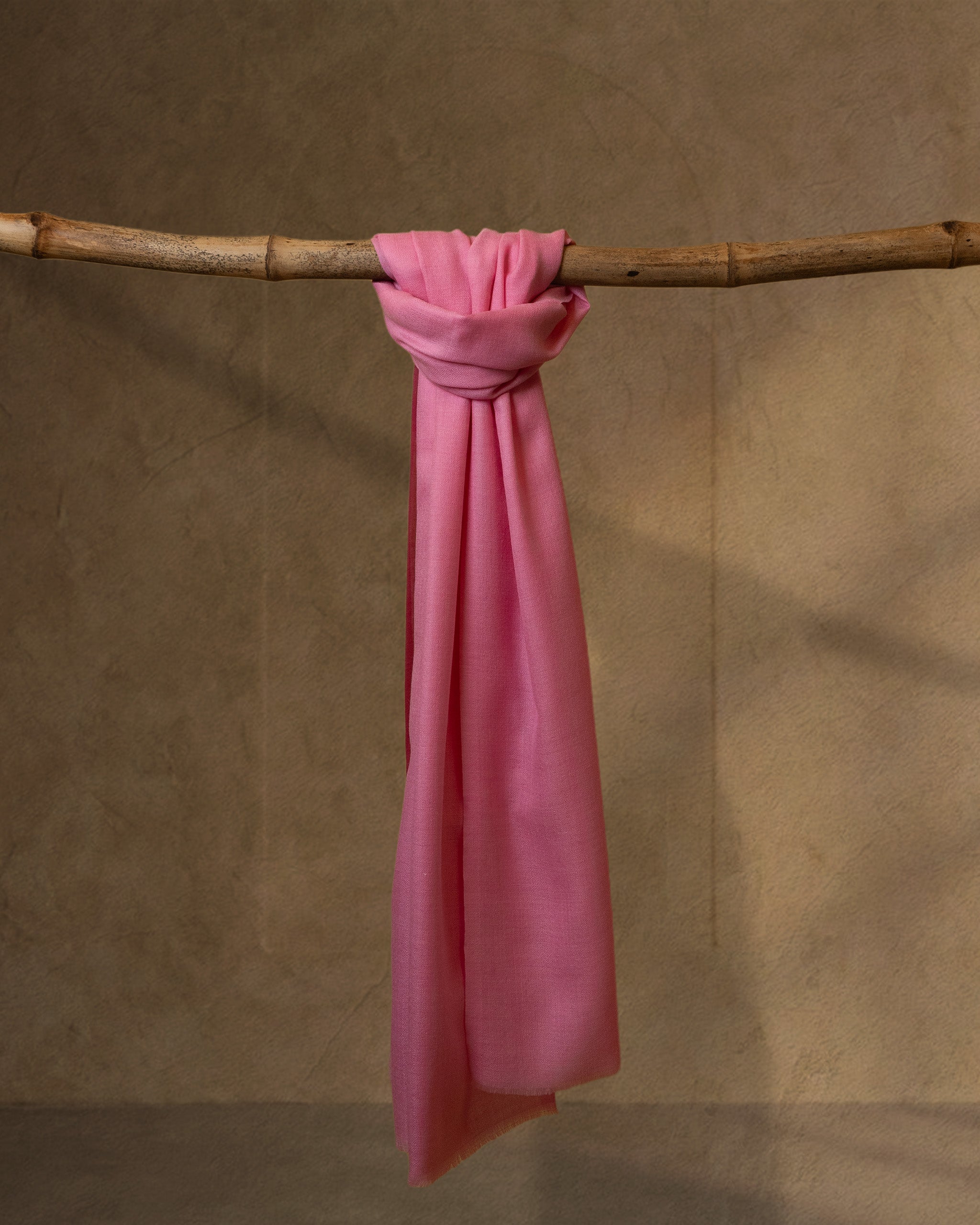 Blush Trot Wool Stole  Baby Pink stole from the Ashwaa Sunrise collection
