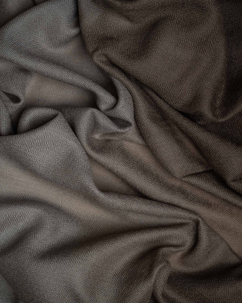 Moss Stride Wool Stole  Olive stole from the Ashwaa Sunrise collection