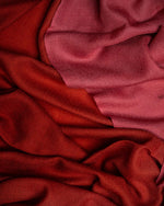 Blossom Pace Wool Stole  Peach stole from the Ashwaa Sunrise collection