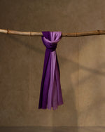 Lavender Pace Wool Stole  Lavender stole from the Ashwaa Sunrise collection