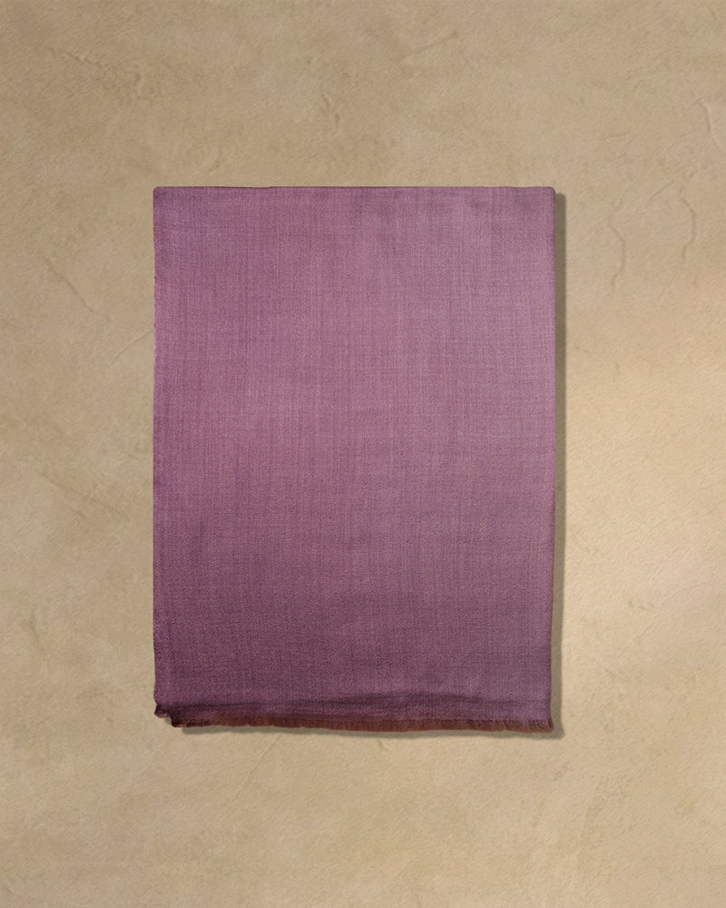 Bare Gallop Wool Stole  Nude stole from the Ashwaa Sunrise collection