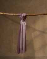 Bare Gallop Wool Stole  Nude stole from the Ashwaa Sunrise collection