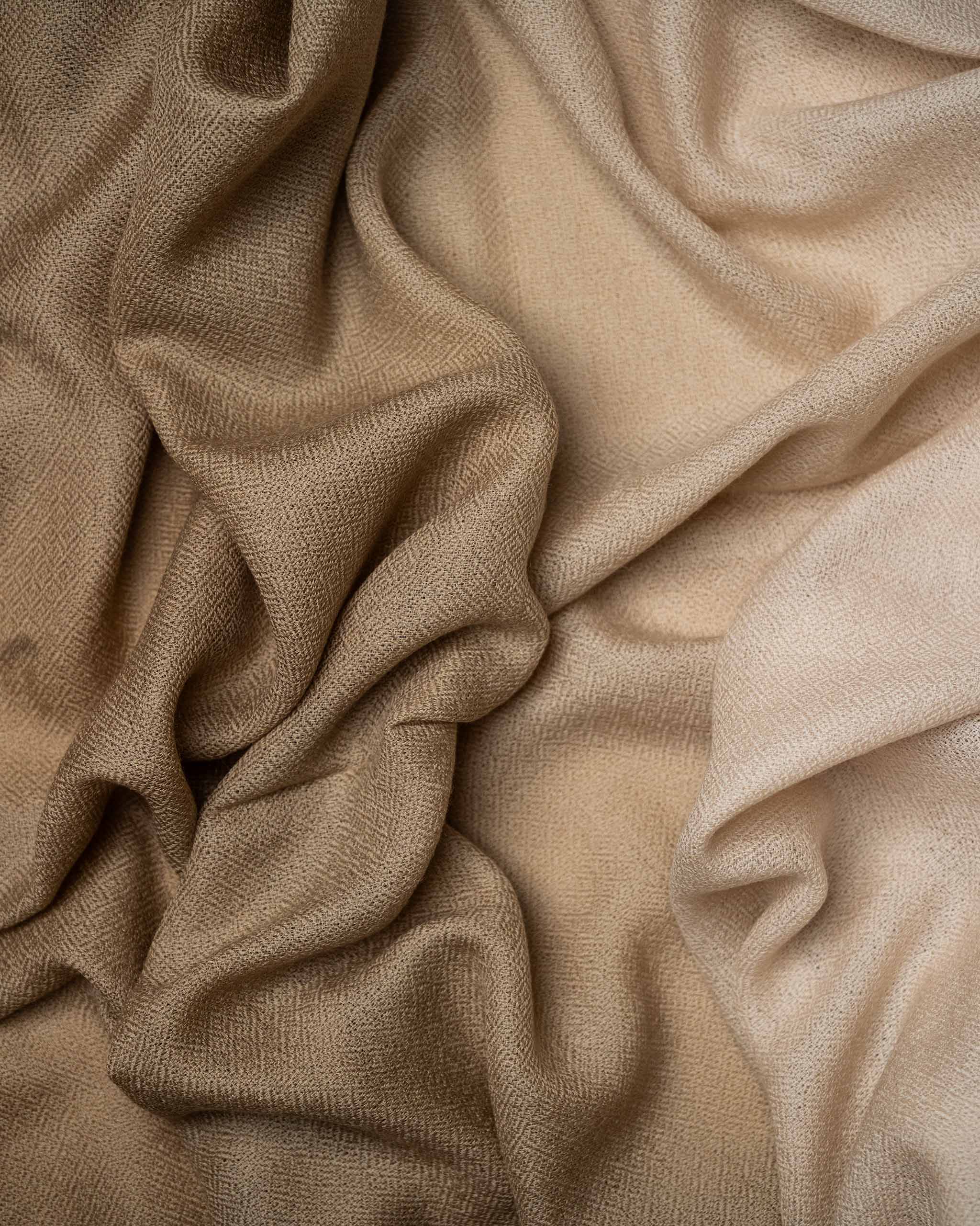 Ivory Canter Wool Stole  Ivory stole from the Ashwaa Sunrise collection