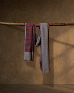 Chalk Bloom Wool Stole  Ivory stole from the Ashwaa Sunrise collection