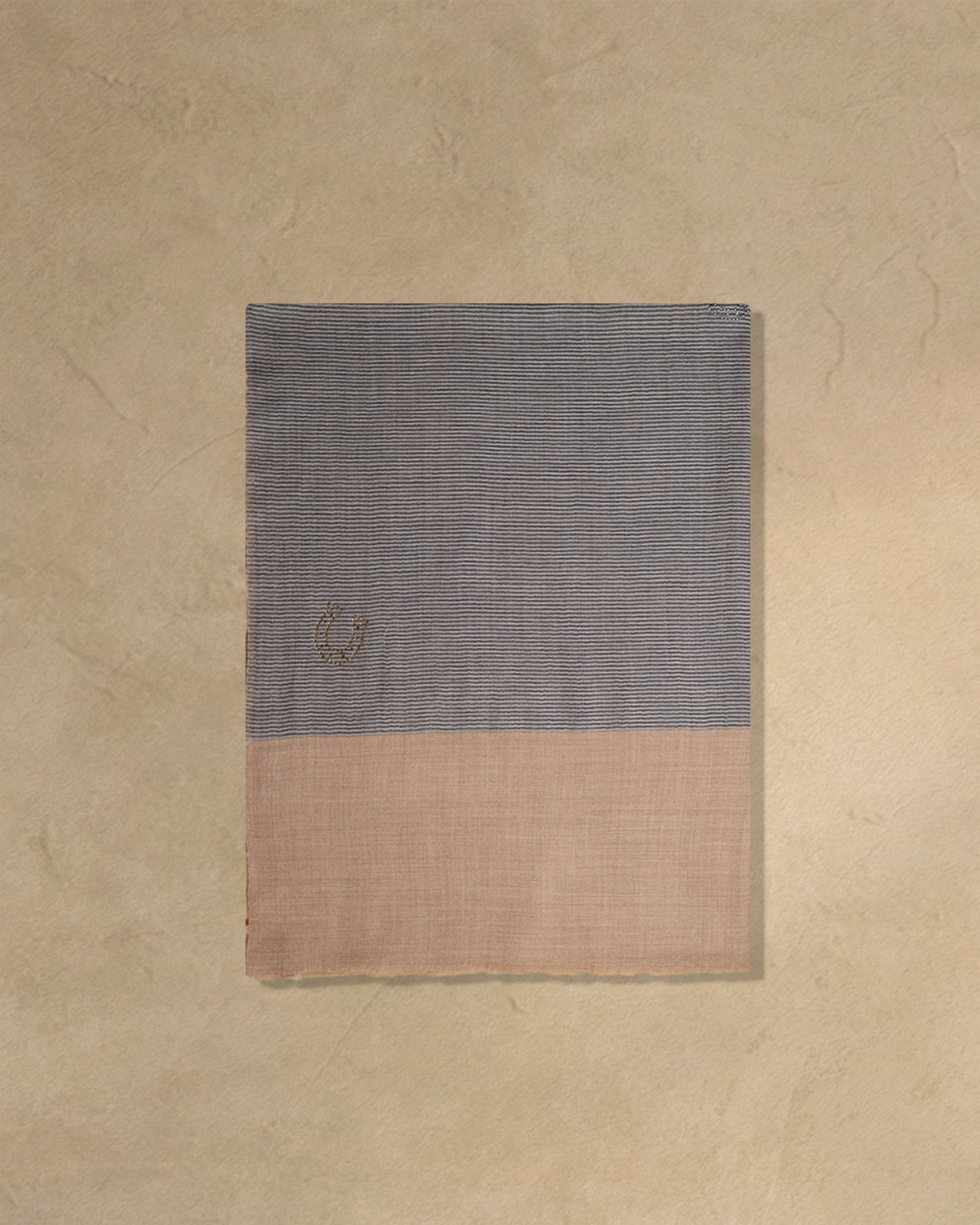 Wheat Bloom Wool Stole  Beige stole from the Ashwaa Equestrian collection