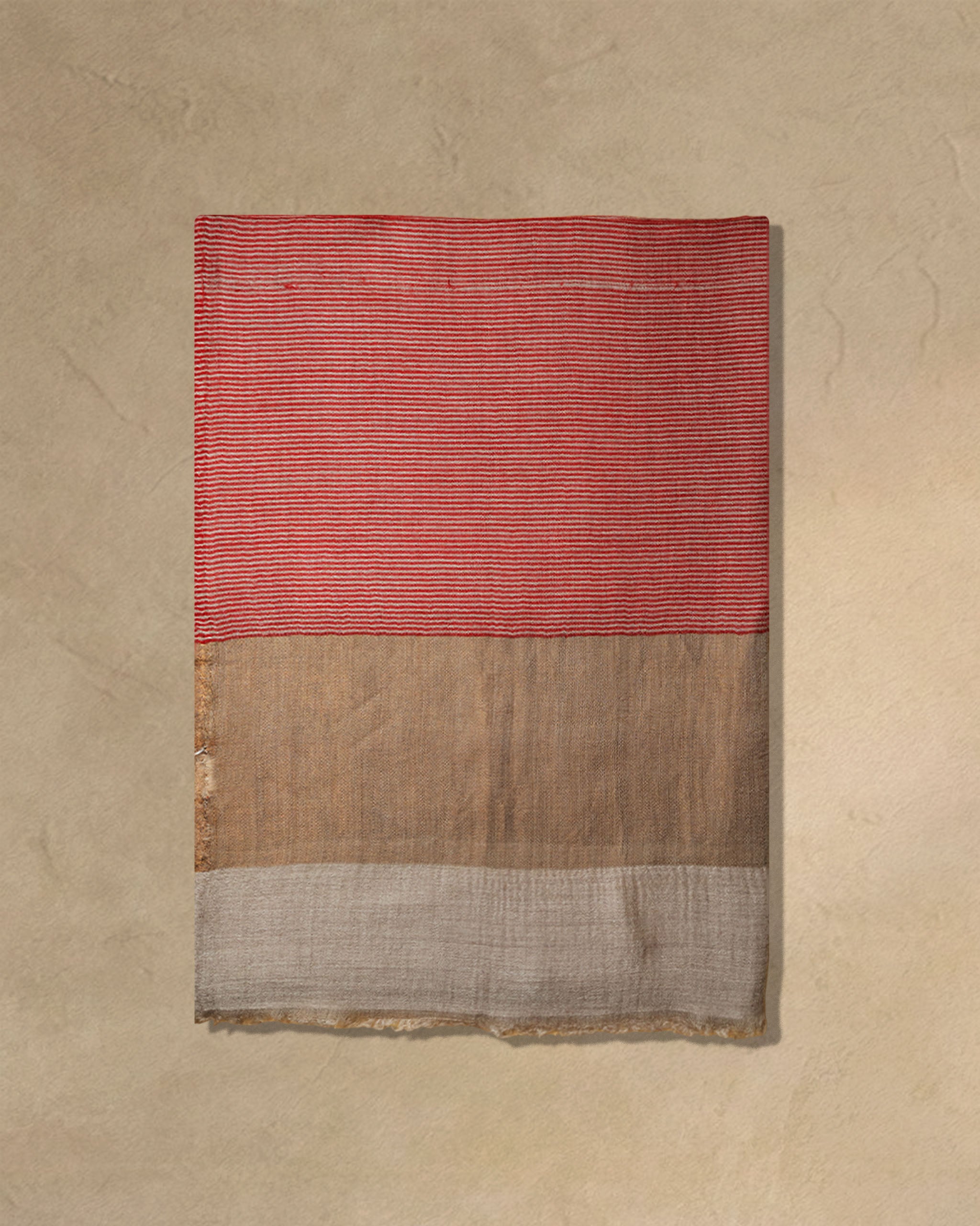 Ivory Thread Wool Stole  Ivory stole from the Ashwaa Sunrise collection