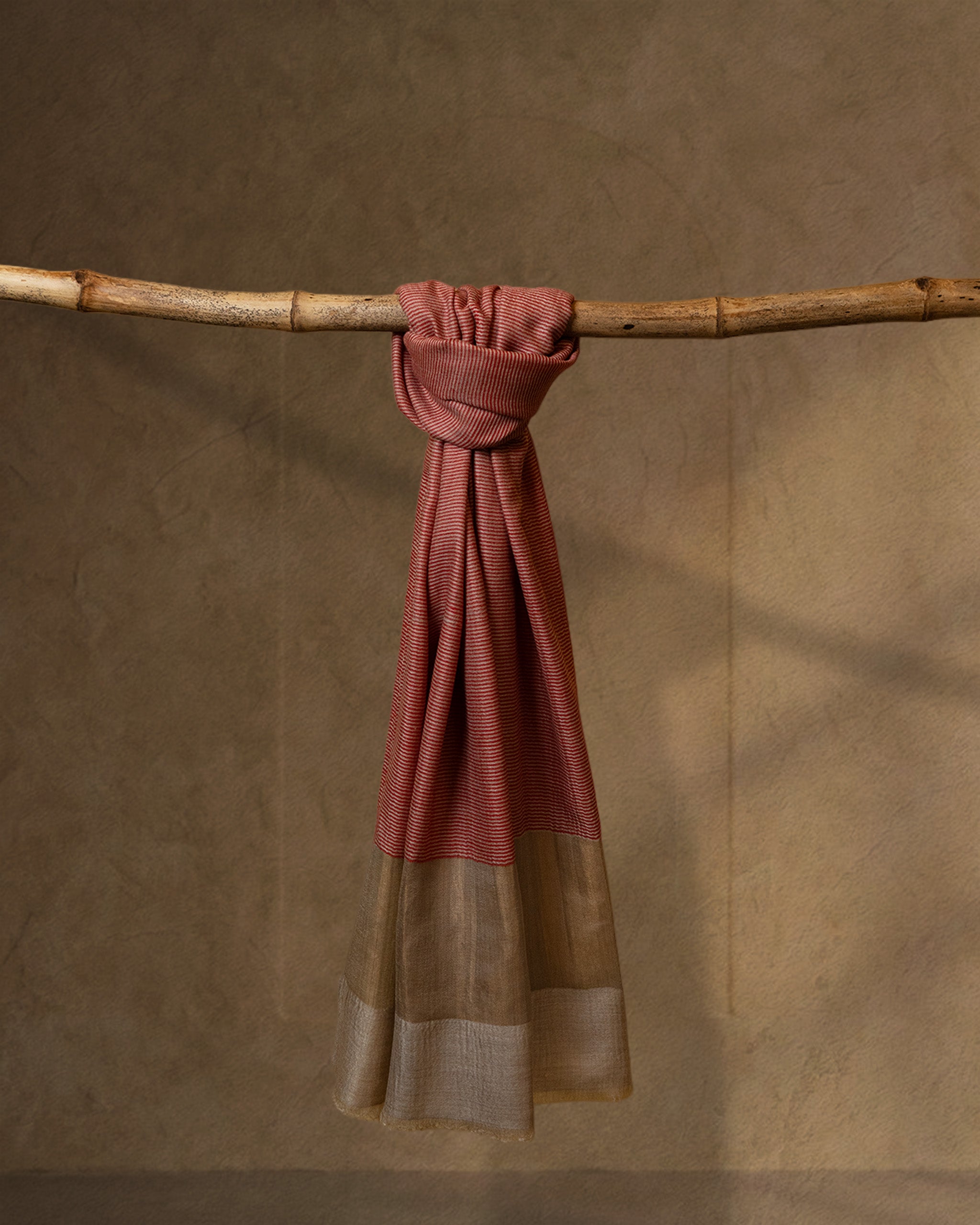 Ivory Thread Wool Stole  Ivory stole from the Ashwaa Sunrise collection