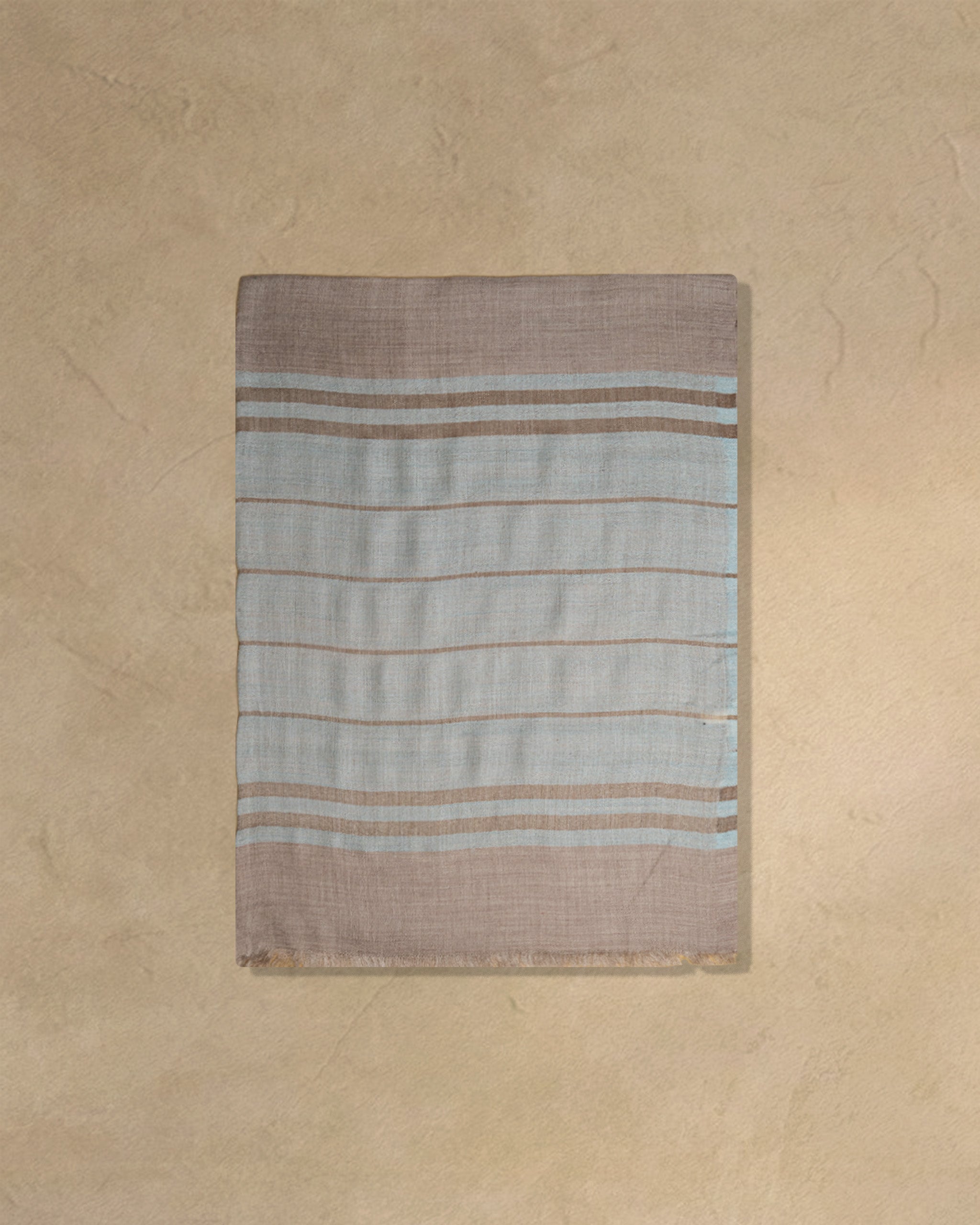 Cobalt Weave Wool Stole  Blue stole from the Ashwaa Sunrise collection