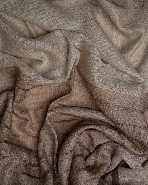 Cobalt Weave Wool Stole  Blue stole from the Ashwaa Sunrise collection