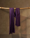 Lilac Thread Wool Stole
