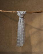 Sky Weave Wool Stole  Sky Blue stole from the Ashwaa Sunrise collection