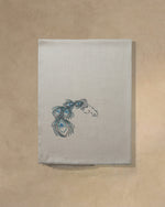 Cloud Pommel Cashmere Stole — Cream stole from the Ashwaa Equestrian collection