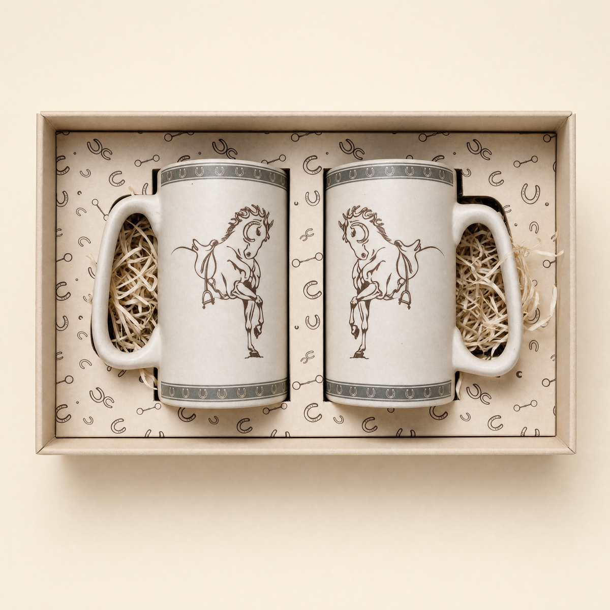 Ceramics Gift Set - 2 Beer Mugs