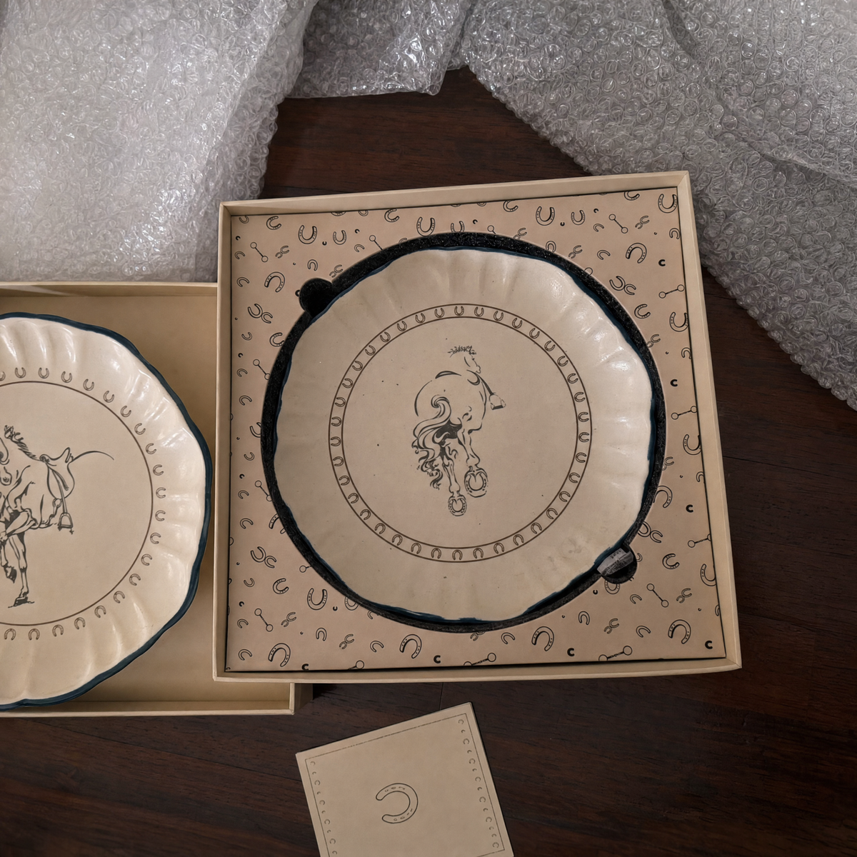 Ceramics Gift Set - 2 Rim Plates