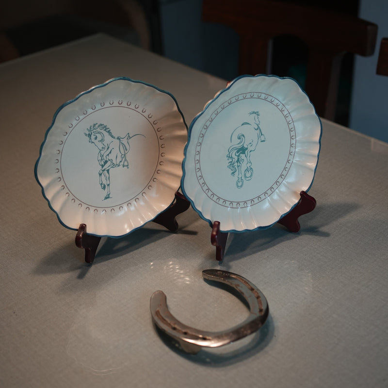 Ceramics Gift Set - 2 Rim Plates